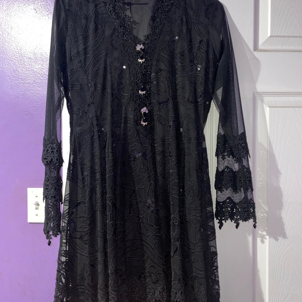 Black Designer Indian Dress